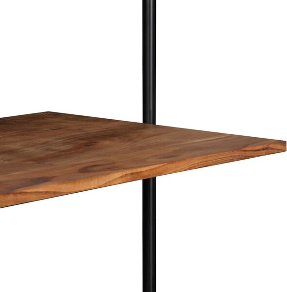 Nástěnný psací stůl 90 x 40 x 170 cm masivní akáciové dřevo 247694