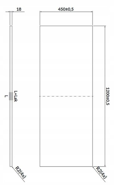 Cersanit Larga, deska na skříňku 120cm, mramor Calacatta, S932-053