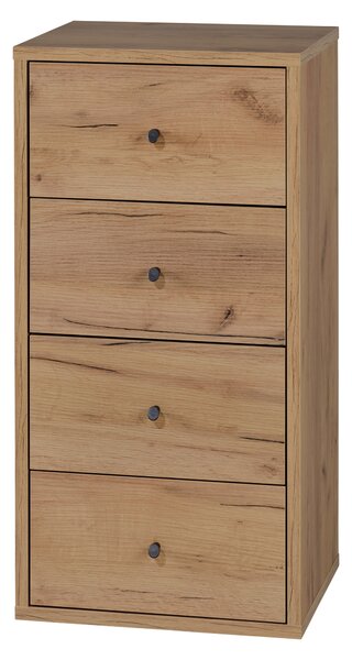 Livarno® Komoda se 4 zásuvkami Verona, 40 x 80 x 35 cm (100399341)