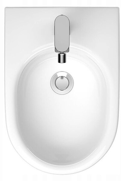 Cersanit Larga Oval, závěsný bidet CleanOn, bílá, K120-006