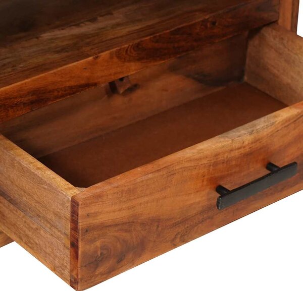 TV stolek 118 x 30 x 40 cm masivní dřevo 247715