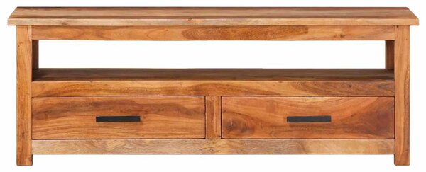 TV stolek 118 x 30 x 40 cm masivní dřevo 247715