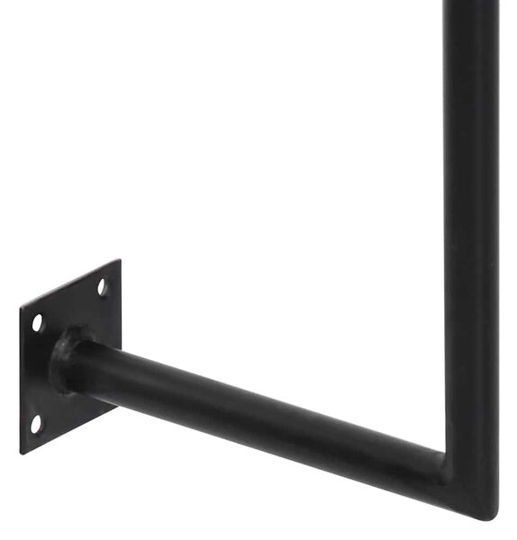 Nástěnný psací stůl 90 x 40 x 170 cm masivní akáciové dřevo 247694