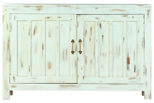 Příborník světle modrý 110x35x70 cm masivní mangovníkové dřevo 247763