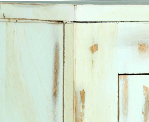 Příborník světle modrý 110x35x70 cm masivní mangovníkové dřevo 247763