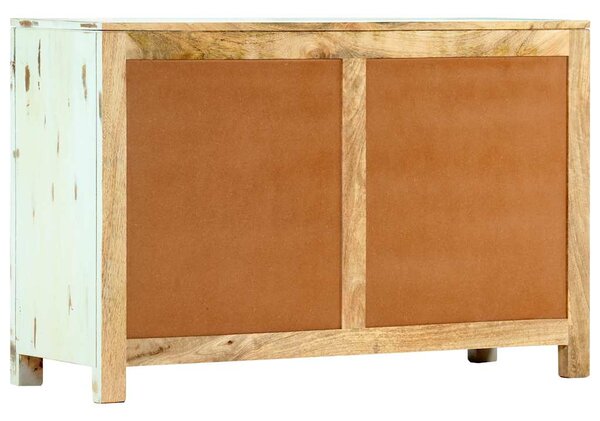 Příborník světle modrý 110x35x70 cm masivní mangovníkové dřevo 247763