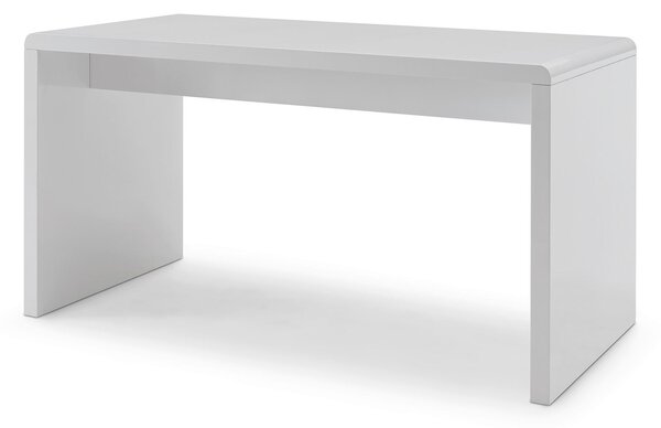 PSACÍ STŮL, vysoce lesklá bílá, 160/70/75 cm Livetastic - Online Only psací stoly, Online Only