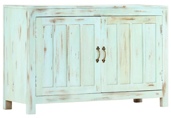 Příborník světle modrý 110x35x70 cm masivní mangovníkové dřevo 247763