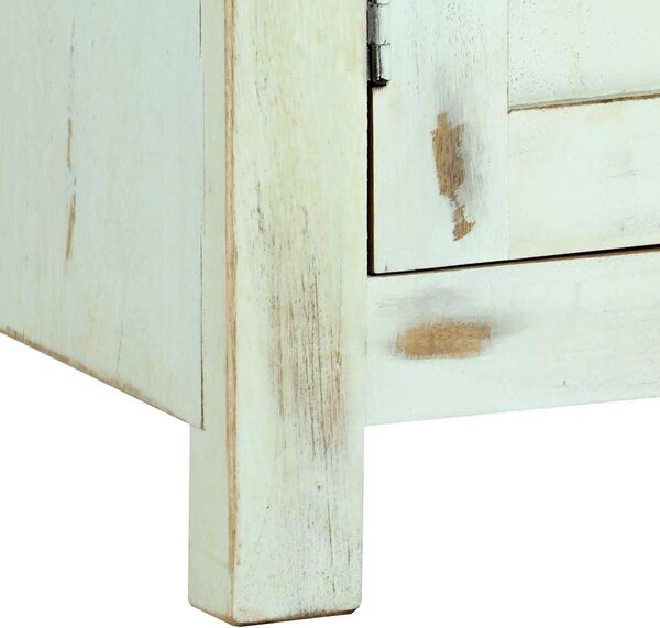 Příborník světle modrý 110x35x70 cm masivní mangovníkové dřevo 247763