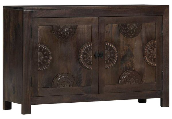 Příborník vyřezávaný design 110 x 35 x 70 cm masivní mangovník 247765