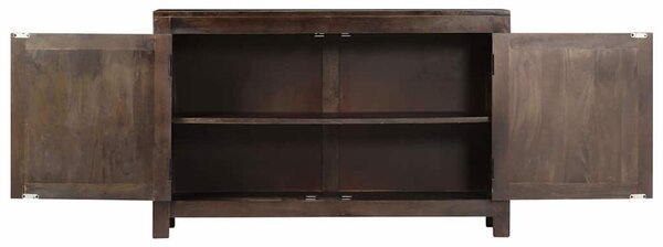 Příborník vyřezávaný design 110 x 35 x 70 cm masivní mangovník 247765