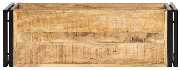 TV stolek 90 x 30 x 40 cm masivní mangovníkové dřevo 247808