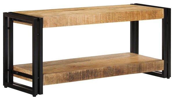 TV stolek 90 x 30 x 40 cm masivní mangovníkové dřevo 247808