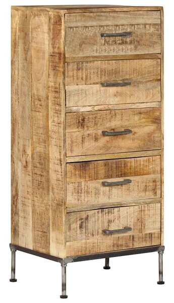 Komoda se zásuvkami 45 x 35 x 106 cm masivní mangovníkové dřevo 247806