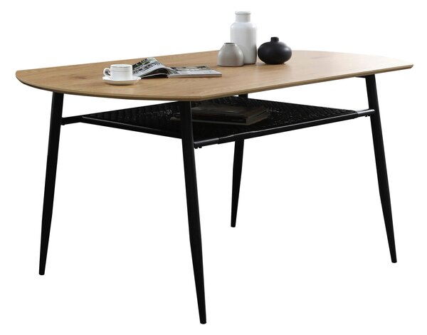 JÍDELNÍ STŮL, přírodní barvy, černá, 180/90/76 cm MID.YOU - Online Only jídelní stoly, Online Only
