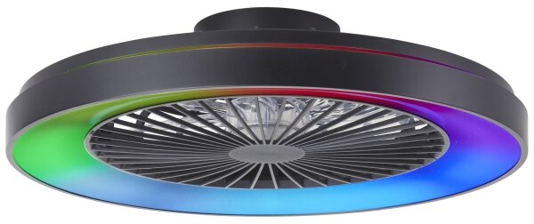 Brilliant - LED RGBW Stmívatelný stropní ventilátor MAZZARO LED/24W/230V + DO