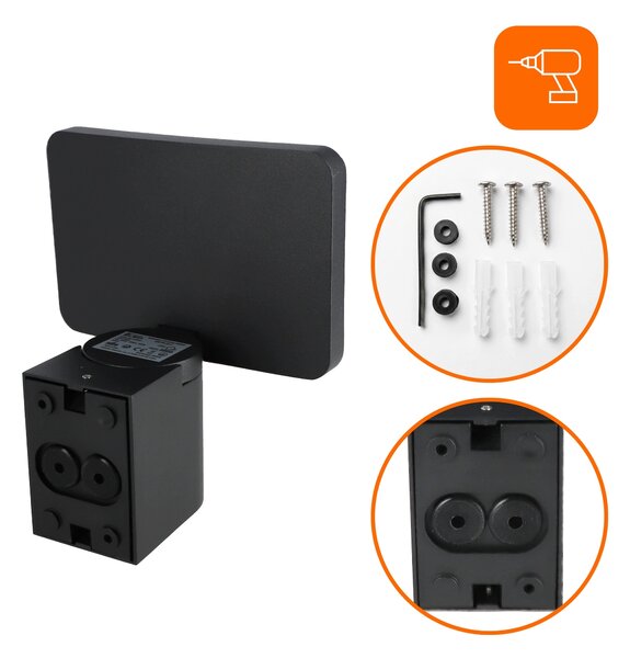 LED reflektor 20 W s pohybovým čidlem, teplá bílá, IP65