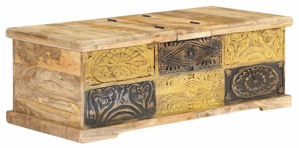 Konferenční stolek 100 x 50 x 35 cm masivní mangovníkové dřevo 247881