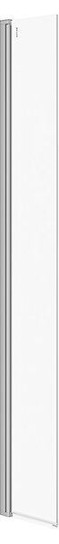 Cersanit Mille, otočná sprchová zástěna typu Walk-In 30x200 cm, 8mm čiré sklo, chromový profil, S161-009