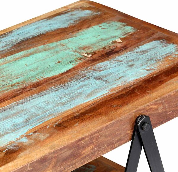 TV stolek 160 x 40 x 50 cm masivní recyklované dřevo 247886