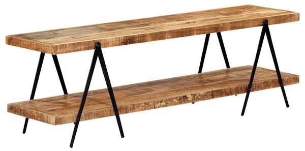 TV stolek 160 x 40 x 50 cm masivní mangovníkové dřevo 247885