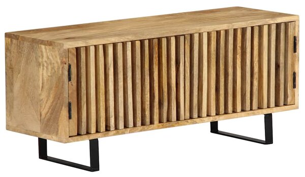 TV stolek 90 x 30 x 40 cm masivní mangovníkové dřevo 247896