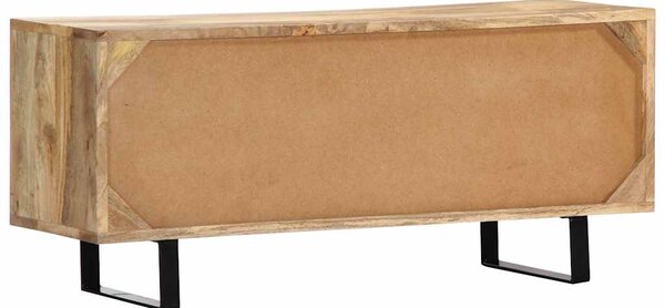 TV stolek 90 x 30 x 40 cm masivní mangovníkové dřevo 247896