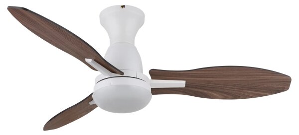 Globo 03671W - LED Stm. stropní ventilátor GALE LED/22W/230V 3000/4500/6000K +DO