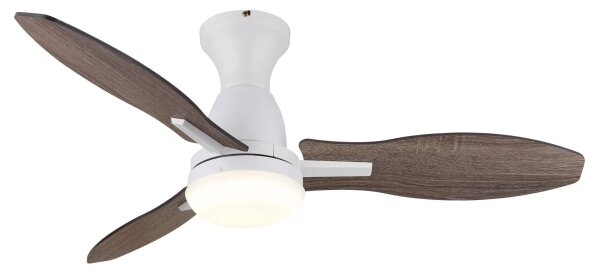 Globo 03671W - LED Stm. stropní ventilátor GALE LED/22W/230V 3000/4500/6000K +DO