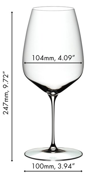 RIEDEL VELOCE Cabernet a Merlot, set 2 ks sklenic 5330/0
