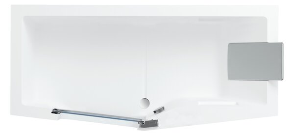 Santech Iris obdélníková vana s dvířky 160 x 80 SAIRI160 Orientace P/L: Pravá
