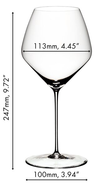 RIEDEL VELOCE Pinot Noir a Nebbiolo, set 2 ks sklenic 5330/07