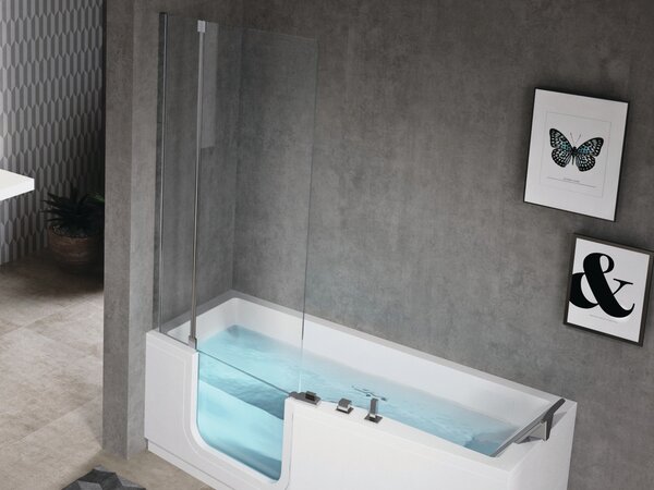 Santech Iris obdélníková vana s dvířky 160 x 80 SAIRI160 Orientace P/L: Pravá