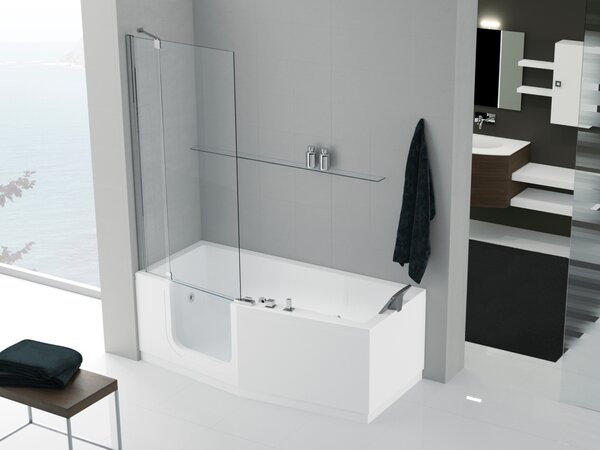Santech Iris obdélníková vana s dvířky 160 x 80 SAIRI160 Orientace P/L: Pravá