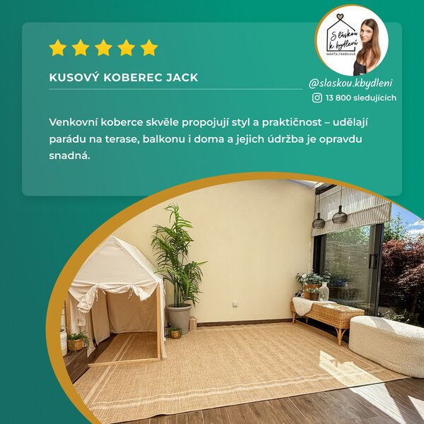 Balta, Kusový koberec Jack 28805-050 – na ven i na doma, 80x150, béžová, chodba / předsíň