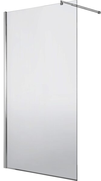 Deante Abelia, Walk-in sprchová zástěna 90cm, výška 200cm, 8mm čiré sklo s EasyClean, chromový profil, KTA_039P