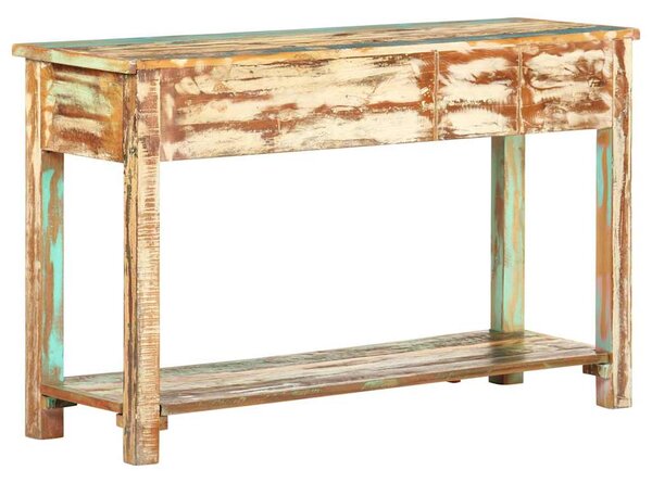 Konzolový stolek 120 x 40 x 75 cm masivní recyklované dřevo 247925