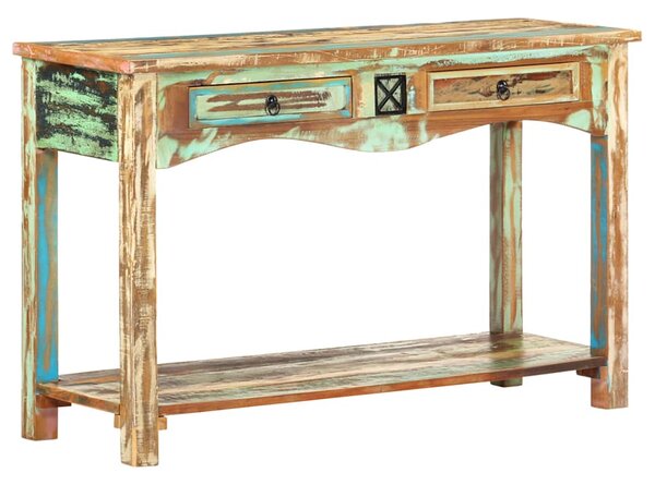 Konzolový stolek 120 x 40 x 75 cm masivní recyklované dřevo 247925