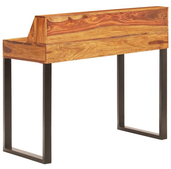 Psací stůl 110 x 50 x 94 cm masivní akácie a ocel 247964