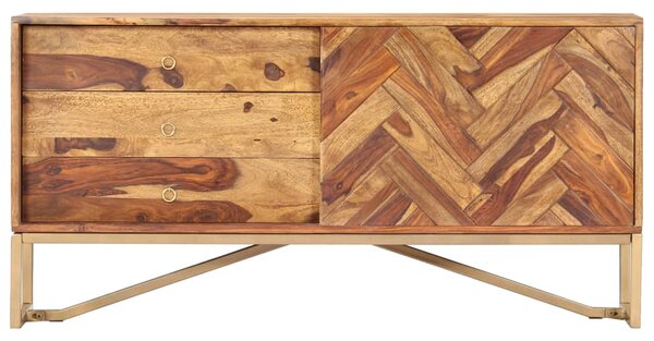 Příborník 118 x 30 x 60 cm masivní akáciové dřevo 247997