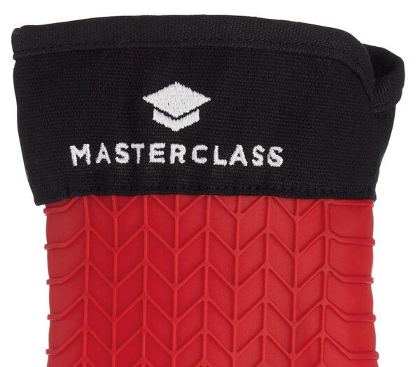MasterClass Silikonová kuchyňská rukavice MasterClass, prstová červená MCSILGLOVEFING