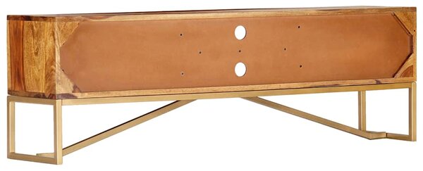 TV stolek 140 x 30 x 45 cm masivní akáciové dřevo 247998