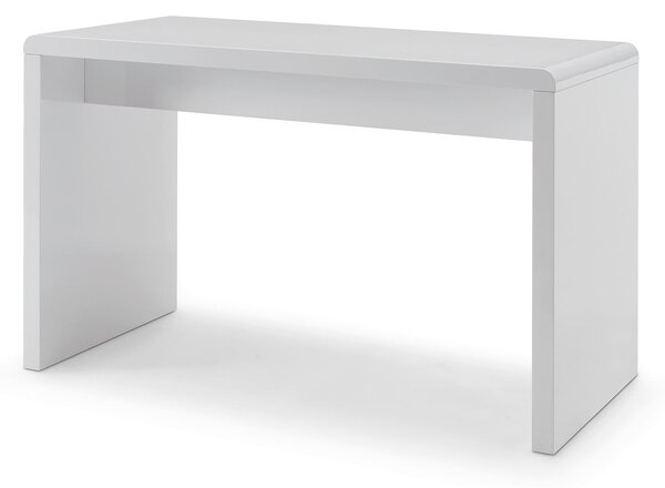 PSACÍ STŮL, vysoce lesklá bílá, 120/60/75 cm Livetastic - Online Only psací stoly, Online Only