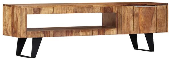 TV stolek 140 x 30 x 40 cm masivní akáciové dřevo 247980