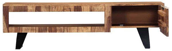 TV stolek 140 x 30 x 40 cm masivní akáciové dřevo 247980