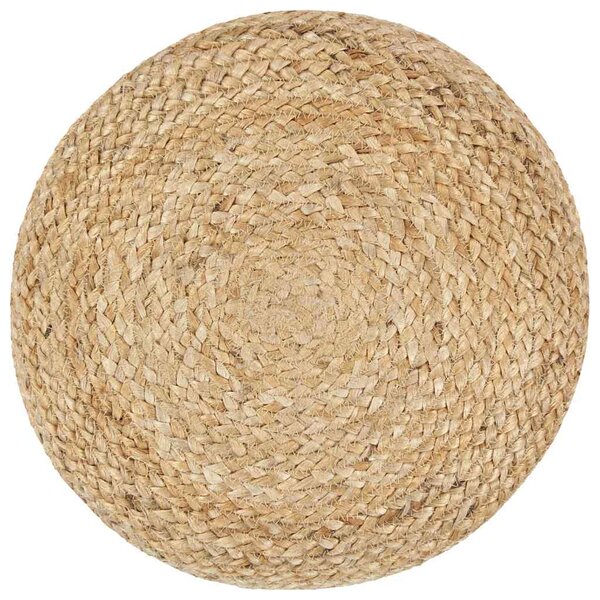 Ručně vyrobený sedací puf 40 x 45 cm juta 248072