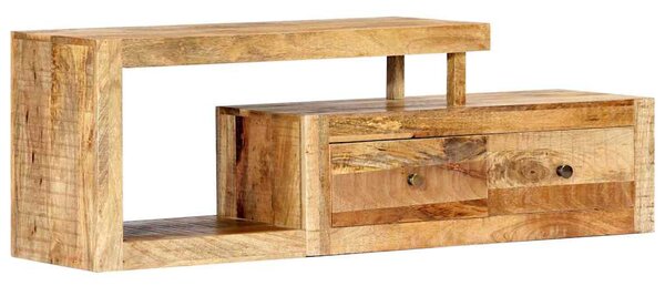 TV stolek 120 x 30 x 40 cm masivní mangovníkové dřevo 248099