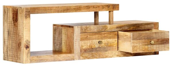 TV stolek 120 x 30 x 40 cm masivní mangovníkové dřevo 248099