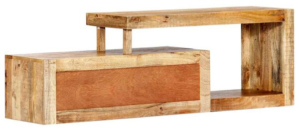 TV stolek 120 x 30 x 40 cm masivní mangovníkové dřevo 248099