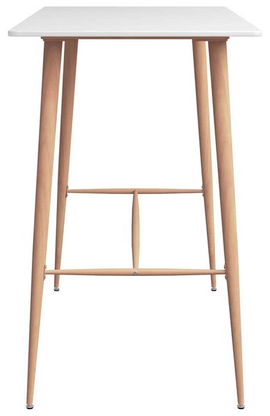 Barový stůl bílý 120 x 60 x 105 cm 248145